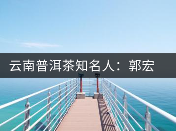 云南普洱茶知名人：郭宏隆