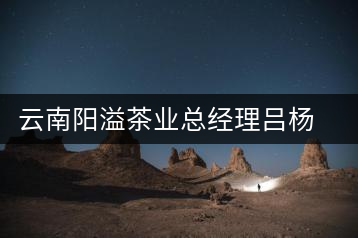 云南陽(yáng)溢茶業(yè)總經(jīng)理呂楊陽(yáng)訪談