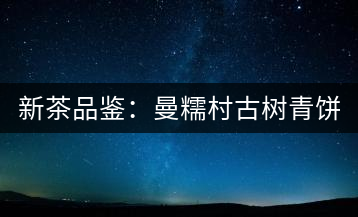 新茶品鑒：曼糯村古樹青餅2017