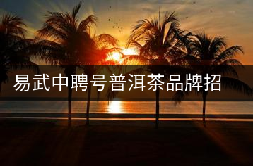 易武中聘號(hào)普洱茶品牌招商加盟，誠(chéng)招全國(guó)各地經(jīng)銷(xiāo)商