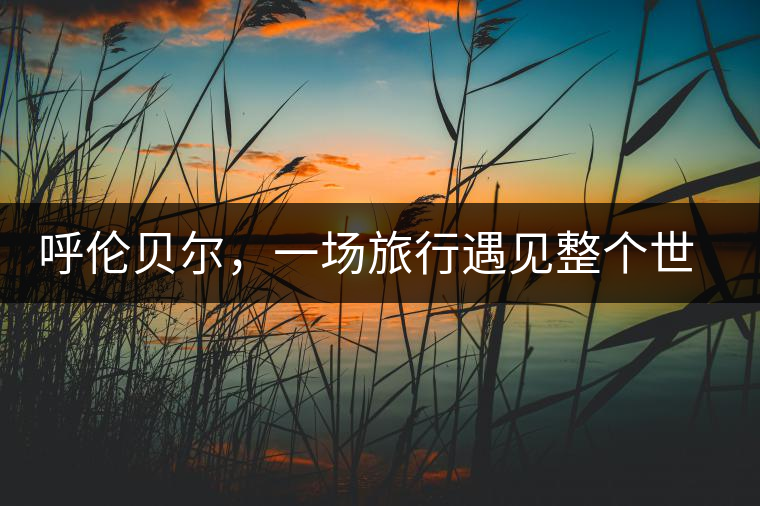 呼倫貝爾，一場(chǎng)旅行遇見整個(gè)世界