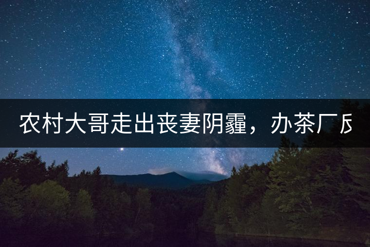 農(nóng)村大哥走出喪妻陰霾，辦茶廠反哺鄉(xiāng)鄰，每天處理鮮葉4000斤