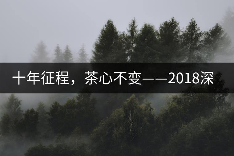 十年征程，茶心不變——2018深圳秋季茶博會12月13日隆重開幕！