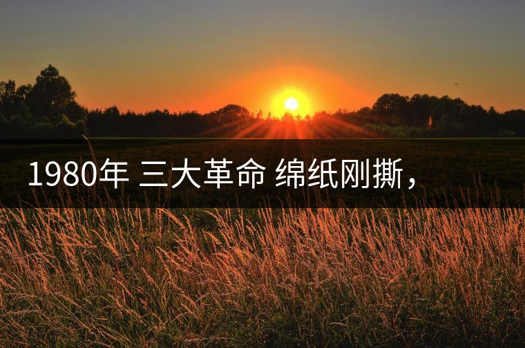 1980年 三大革命 綿紙剛撕，品相極好，整體干凈漂亮1980年 三大革命 綿紙剛撕，品相極好，整體干凈漂亮