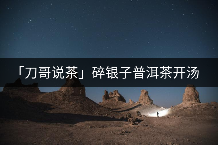「刀哥說茶」碎銀子普洱茶開湯品鑒報(bào)告