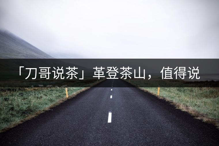 「刀哥說(shuō)茶」革登茶山，值得說(shuō)道的那些事