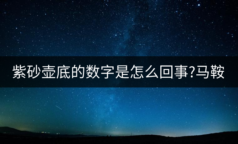 紫砂壺底的數(shù)字是怎么回事?馬鞍山的普洱茶品質(zhì)如何?紫砂壺底的數(shù)字是怎么回事？馬鞍山的普洱茶品質(zhì)如何？