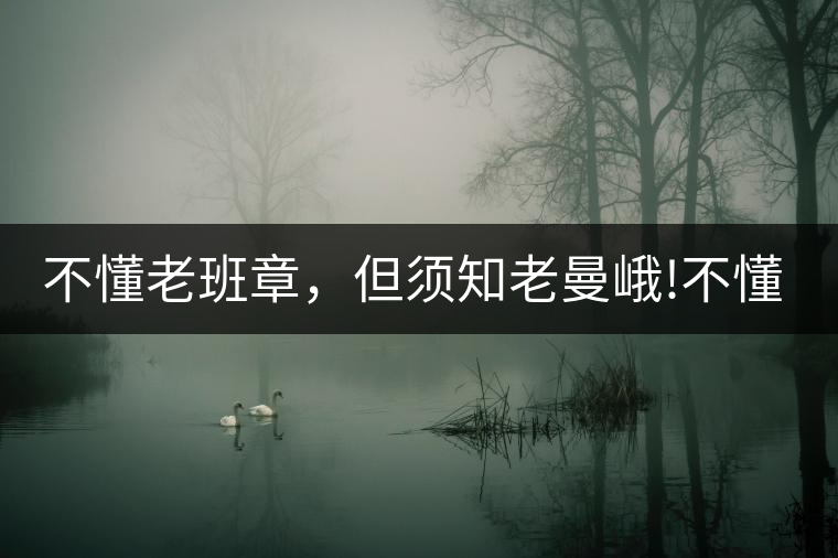 不懂老班章，但須知老曼峨!不懂老班章，但須知老曼峨！