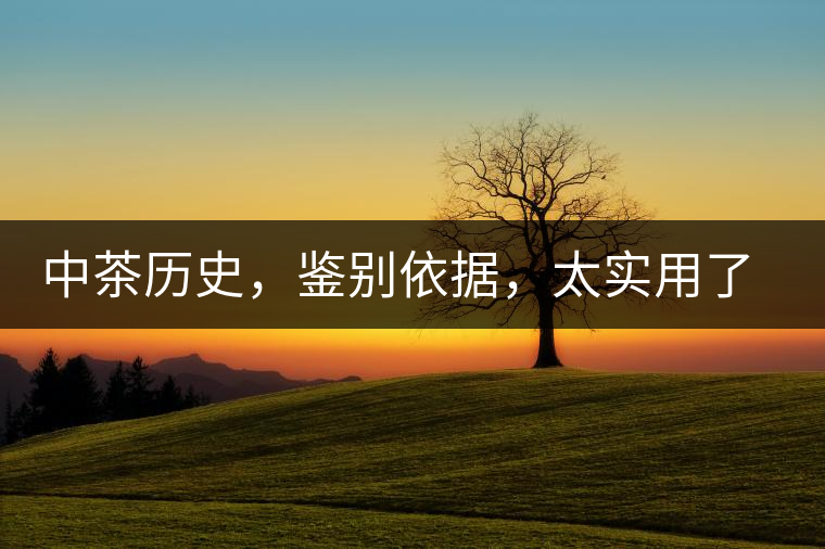 中茶歷史，鑒別依據(jù)，太實用了中茶歷史，鑒別依據(jù)，太實用了