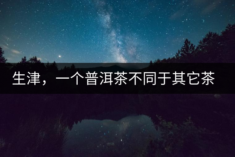 生津，一個(gè)普洱茶不同于其它茶類的品鑒指標(biāo)