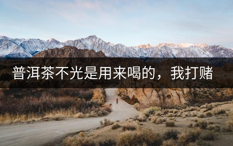 普洱茶不光是用來喝的，我打賭你第一條就不知道！