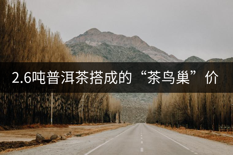 2.6噸普洱茶搭成的“茶鳥(niǎo)巢”價(jià)值280萬(wàn)人民幣