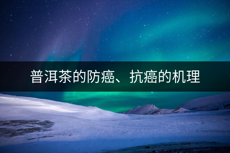 普洱茶的防癌、抗癌的機理