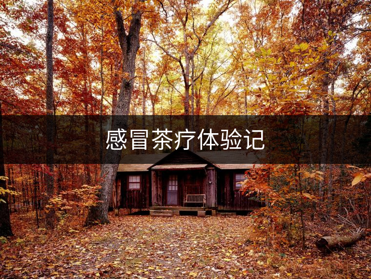 感冒茶療體驗記 感冒茶療體驗記