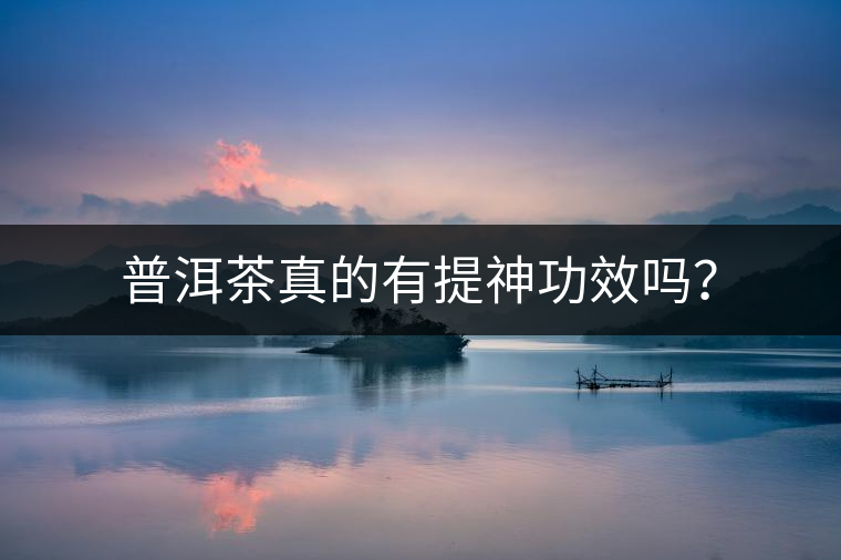 普洱茶真的有提神功效嗎？