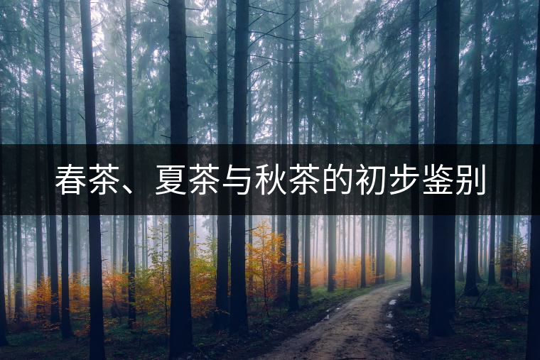 春茶、夏茶與秋茶的初步鑒別