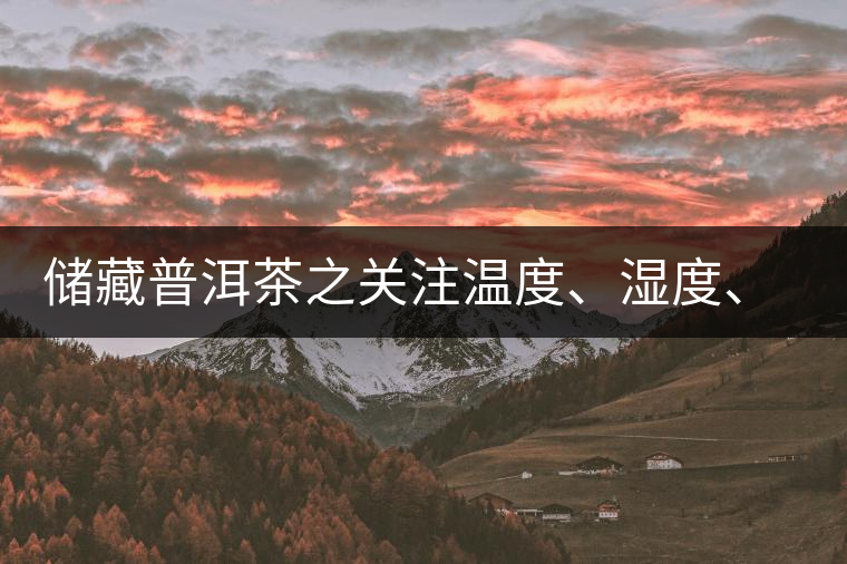 儲(chǔ)藏普洱茶之關(guān)注溫度、濕度、異味因素影響