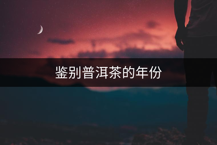 鑒別普洱茶的年份 鑒別普洱茶的年份