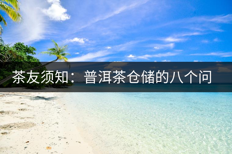 茶友須知：普洱茶倉(cāng)儲(chǔ)的八個(gè)問題