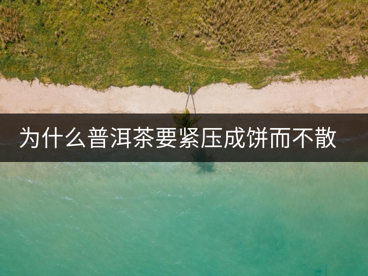 為什么普洱茶要緊壓成餅而不散存呢？