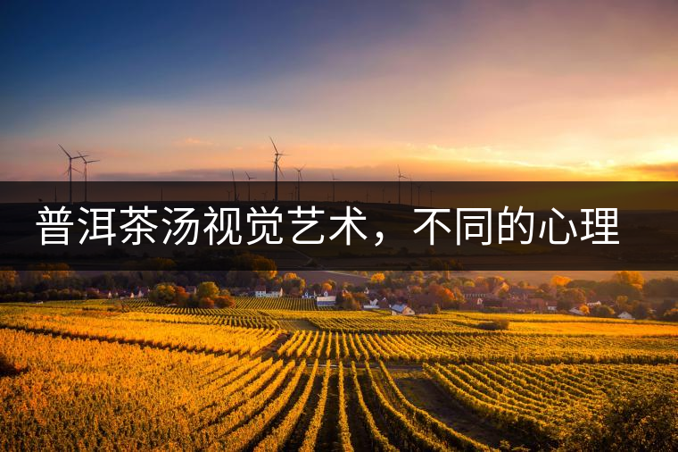 普洱茶湯視覺藝術(shù)，不同的心理享受