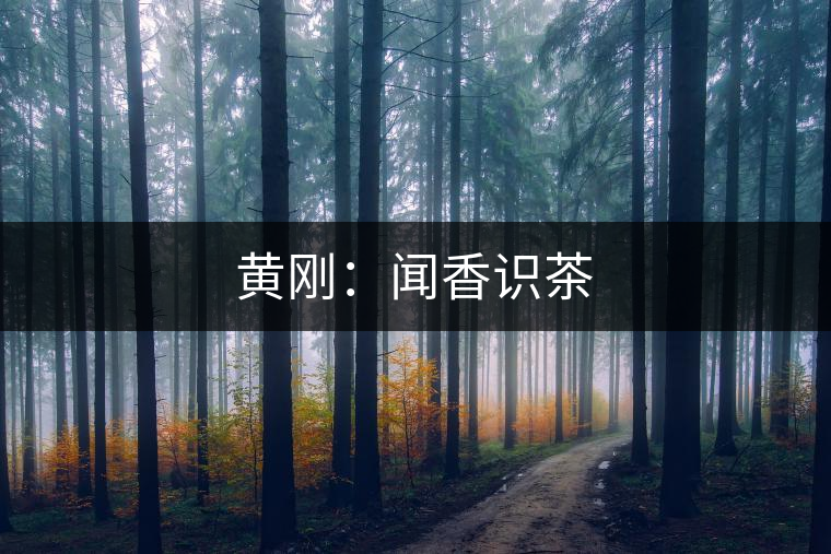 黃剛：聞香識茶