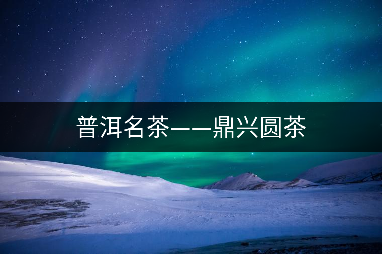 普洱名茶——鼎興圓茶