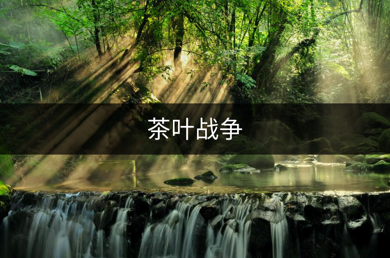 茶葉戰(zhàn)爭 茶葉戰(zhàn)爭
