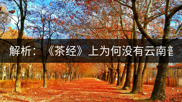 解析:《茶經(jīng)》上為何沒(méi)有云南普洱茶 ? 解析:《茶經(jīng)》上為何沒(méi)有云南普洱茶 ?