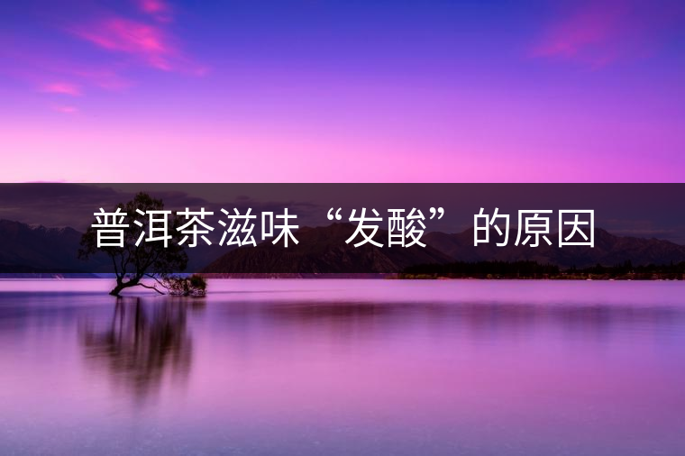 普洱茶滋味“發(fā)酸”的原因