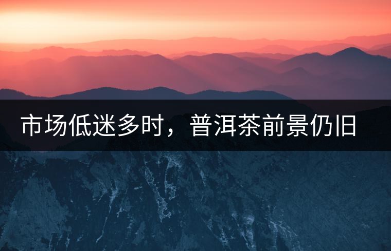 市場低迷多時，普洱茶前景仍舊被大佬們看好