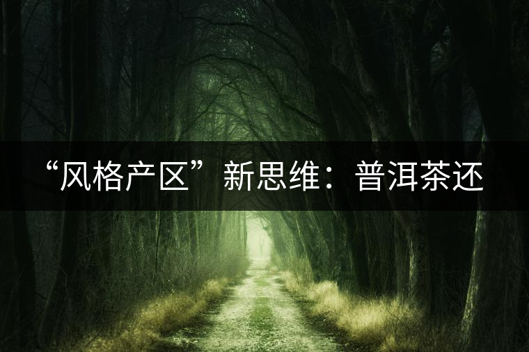 “風(fēng)格產(chǎn)區(qū)”新思維：普洱茶還有無(wú)必要再區(qū)分山頭？