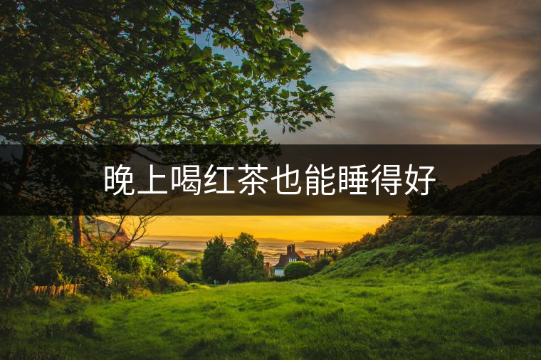 晚上喝紅茶也能睡得好 晚上喝紅茶也能睡得好