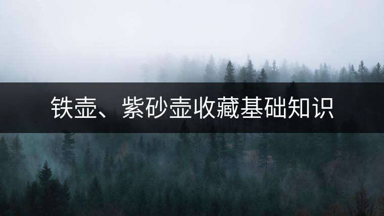 鐵壺、紫砂壺收藏基礎(chǔ)知識(shí)
