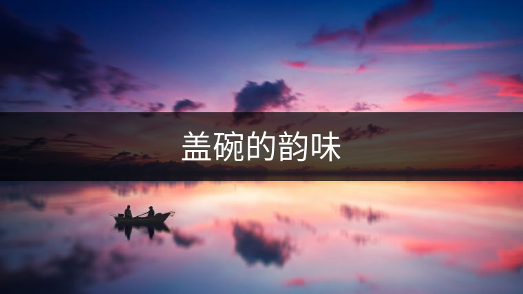 蓋碗的韻味 蓋碗的韻味