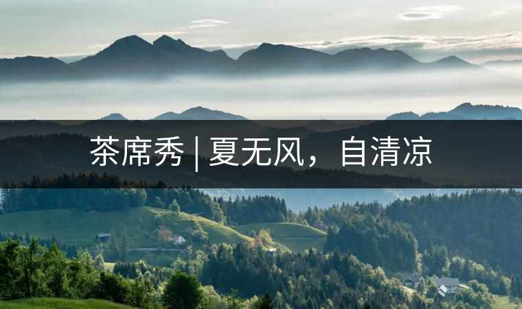 茶席秀 | 夏無風(fēng)，自清涼