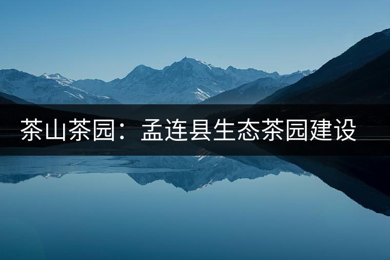 茶山茶園：孟連縣生態(tài)茶園建設工作進展順利