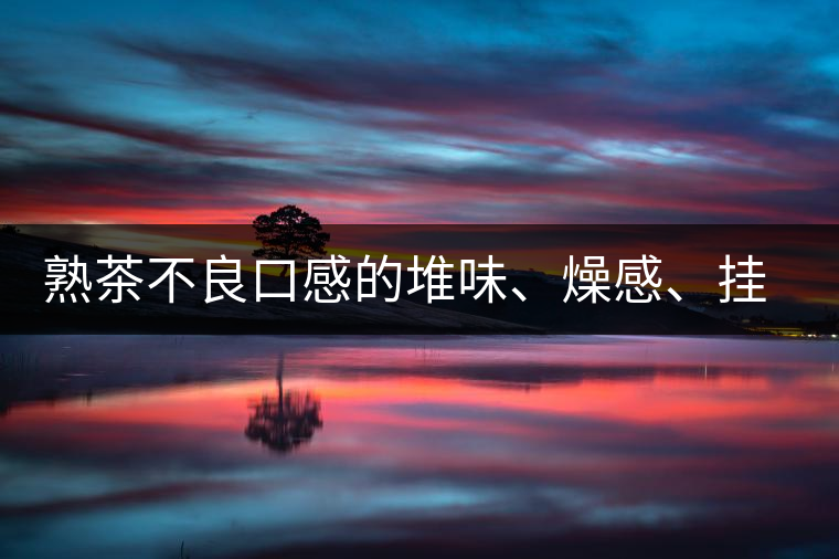 熟茶不良口感的堆味、燥感、掛喉