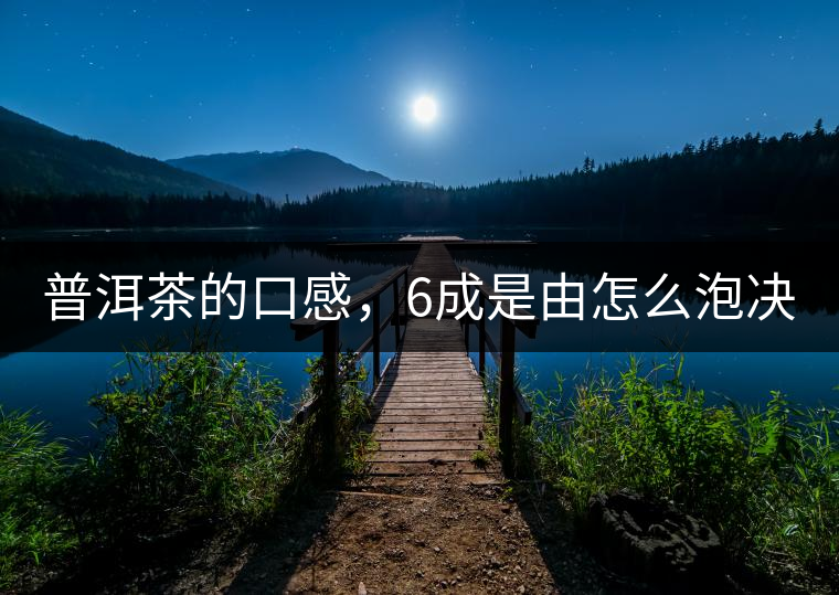 普洱茶的口感，6成是由怎么泡決定的！