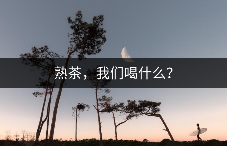 熟茶，我們喝什么？