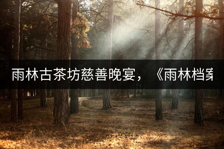 雨林古茶坊慈善晚宴，《雨林檔案·曼松》拍出106萬！