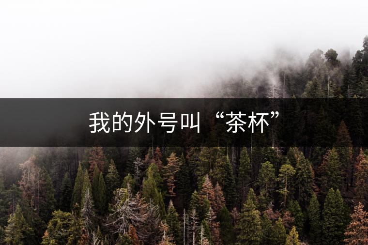 我的外號叫“茶杯” 我的外號叫“茶杯”