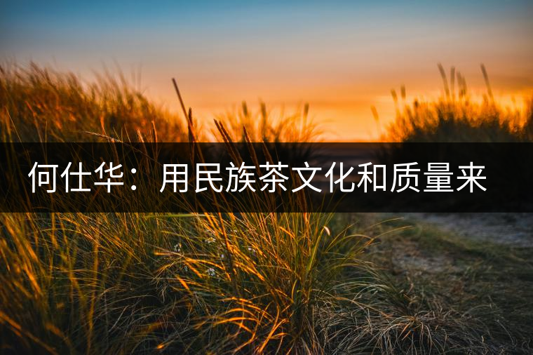 何仕華:用民族茶文化和質(zhì)量來(lái)鑄造品牌 何仕華:用民族茶文化和質(zhì)量來(lái)鑄造品牌