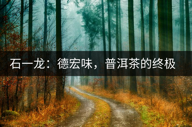 石一龍：德宏味，普洱茶的終極意境