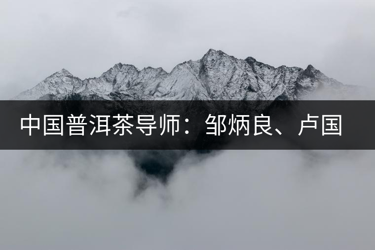 中國(guó)普洱茶導(dǎo)師：鄒炳良、盧國(guó)齡