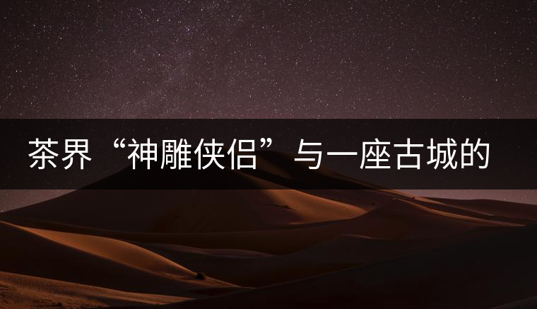 茶界“神雕俠侶”與一座古城的茶啟蒙 茶界“神雕俠侶”與一座古城的茶啟蒙
