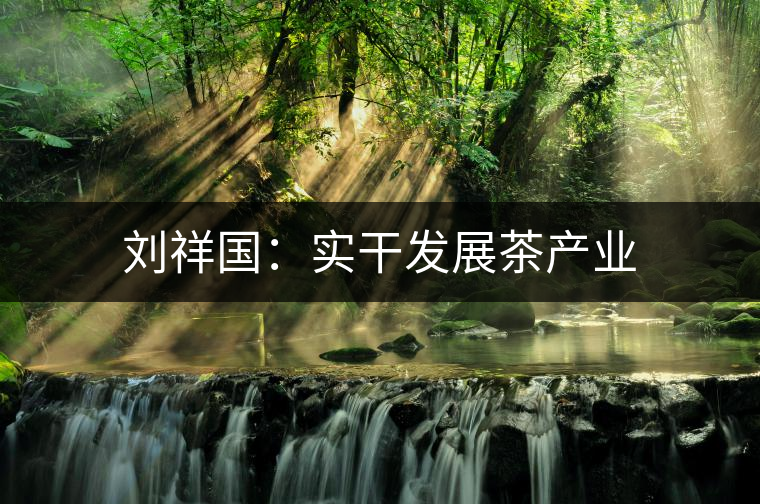 劉祥國:實干發(fā)展茶產(chǎn)業(yè) 劉祥國:實干發(fā)展茶產(chǎn)業(yè)