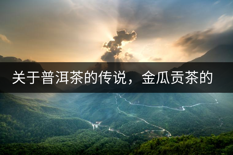 關(guān)于普洱茶的傳說，金瓜貢茶的來由