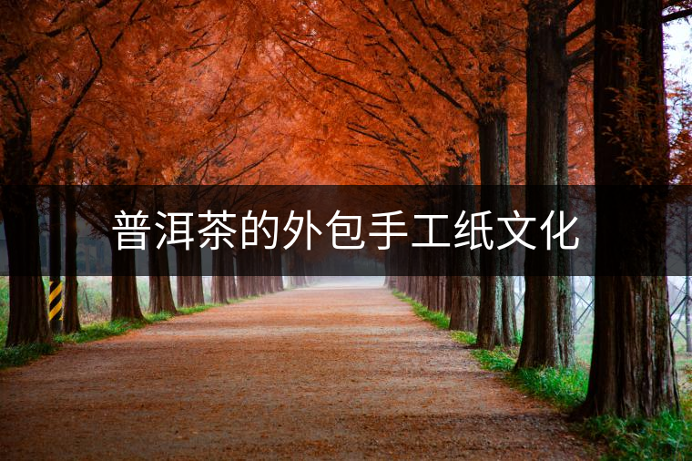 普洱茶的外包手工紙文化 普洱茶的外包手工紙文化