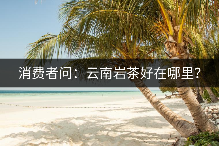 消費者問：云南巖茶好在哪里？